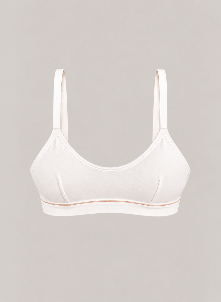 Organic Cotton Scoop Bra